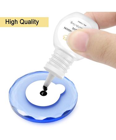 QUEWEL Strong Black Eyelash Extension Glue | 6ml, 1-2 Sec Drying Time, 7-8 Weeks Retention | Low Fume & Non-Irritating - Buy Online on GoSupps.com