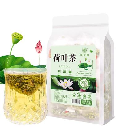 Lotus leaf tea 5.29 oz Tea bag Lotus fragrance Dense tea 150g