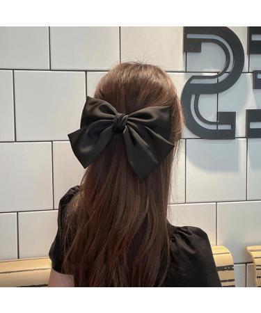 HSAJS 4 Pieces Hair Clips with Bow Elegant Hair Clips with Bow Large Large Bows with Metal Clip for Birthday Party Women Girls - Buy Online on GoSupps.com
