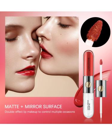 Shop Double-Ended Lip Oil & Matte Lip Gloss | Waterproof Lipstick Sealer - Hydrating Lip Glow & Plumper | International Shipping - Buy Online on GoSupps.com