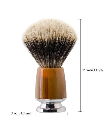 Mag Ideal Razor Brush for Men | Handmade Resin Handle Shaving Brush & Hair Razor Accessories - Buy Online on GoSupps.com