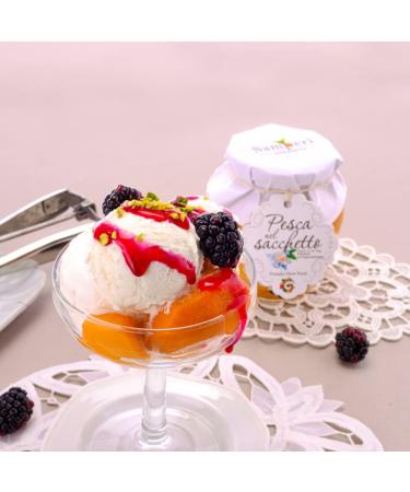 Samperi Organic Peaches in Syrup - 300g x 2 (Pack of 2) - The Peach in The Bag Slow Food Presidium Made in Italy Perfect for Peach Melba 300 g x 2 (Pack of 2) - Buy Online on GoSupps.com