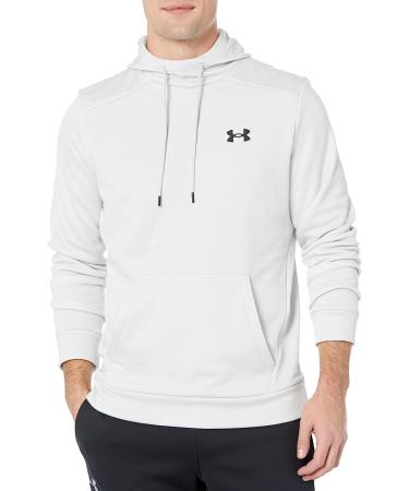 Under Armour Men's Armourfleece Twist Hoodie - Halo Gray/Black, Small - Buy Online on GoSupps.com