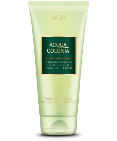 4711 Acqua Colonia Blood Orange and Basil Shower Gel 6.8 oz | Unisex Luxury Bath Product | Muelhens - Buy Online on GoSupps.com