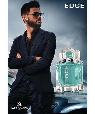 Swiss Arabian EDGE - Luxury Products From Dubai - Long Lasting Addictive Personal EDP Spray Fragrance - Seductive Signature Aroma - 3.4 oz Cedar 3.4 Fl Oz (Pack of 1) - Buy Online on GoSupps.com