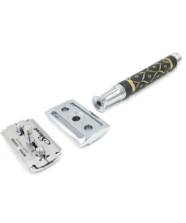 Parker Safety Razor 65R Super Heavyweight Double Edge Safety Razor - Includes 5 Blades | International Shipping Available - Buy Online on GoSupps.com