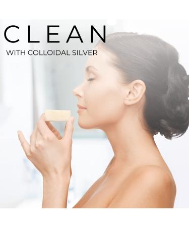 SYLVR SUPPORT - Colloidal Silver Soap Bars 3 Pack | All Natural Ingredients | Nano-Silver Unscented Soap Bars | Skin Softness, Cleansing, Soothing, Healing - Buy Online on GoSupps.com