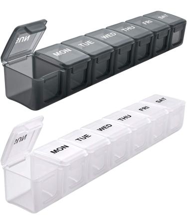 TookMag Extra Large Pill Organizer 7 Day XL Daily Pill Cases Weekly Pill Box Oversize Daily Medicine Organizer for Pills  Vitamin  Fish Oil  Supplements - Buy Online on GoSupps.com
