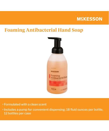 McKesson Foaming Hand Soap - Clean Scent - 18 oz, 12 Count - Buy Online on GoSupps.com