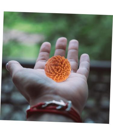 Healeved Massage Tools - 2 Piece Yellow Wooden Hand Exercise Balls | Baoding Mini Fitness Massage Spheres for Health & Relaxation - Buy Online on GoSupps.com