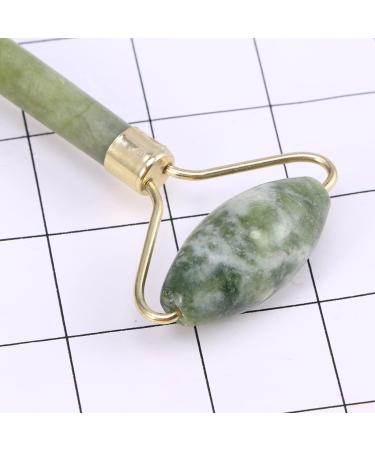 UKCOCO 2pcs Jade Roller Set - Facial Stone Roller & Gua Sha Massage Board for Smooth Skin & Relaxation - Buy Online on GoSupps.com