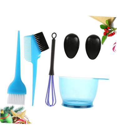 SMASOLO 5 pi ces Kit de Coloration Capillaire Professionnel Outils de des Cheveux avec Bol Cache Oreilles et Pinceau Bleu - Buy Online on GoSupps.com