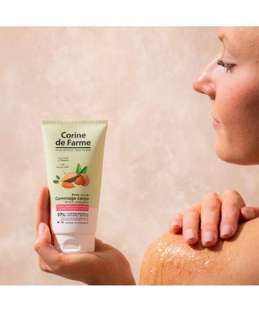 Corine de Farme Gommage Corps aux Coques d'Amande 150ml - Exfoliant Doux pour Tous Types de Peau Parfum Vanille et Jasmin Texture Fondante Effet Peau Neuve Imm diat - Buy Online on GoSupps.com