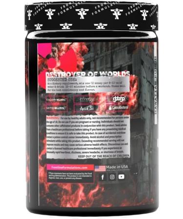 FRONTLINE FORMULATIONS Manhattan Project Thermogenic Pre - Workout Insane Focus Explosive Energy - Hawaiian Punch - Buy Online on GoSupps.com
