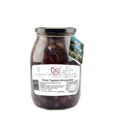 Lombardo Sott'Oli Olive taggiasca dénoyautée en saumure bocal 1 kg