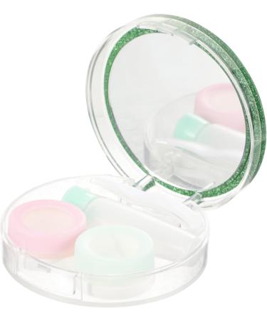 Healeeved Contact Lens Container & Organizer with Mirror | Practical Travel Eye Lens Holder & Cosmetic Storage | Durable Plastic Packaging for International Shipping - Buy Online on GoSupps.com