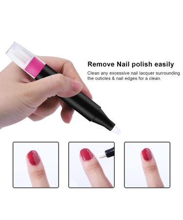 NMKL38 5Pcs Gel Nail Polish Corrector Pen - Nail Edge Cleaning & Makeup Remover - Buy Online on GoSupps.com