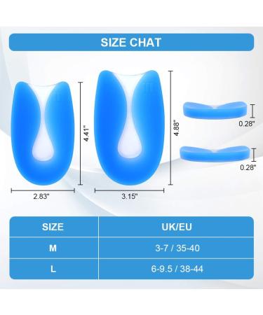 Heel Pillow Doact PU Heel Cups for Plantar Fasciitis Relief | U-Shaped Heel Pads for Men & Women - Comfort for Heel Spur Pain - Buy Online on GoSupps.com