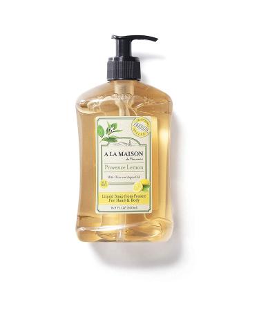 A La Maison Provence Lemon Hand Soap 16.9 Fl oz (Pack of 3) - Moisturizing French Milled Natural Hand Wash - Buy Online on GoSupps.com