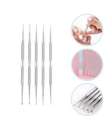 Buy Minkissy Dotting Pens - 5-Piece Stainless Steel Nail Art Kit for Manicure & Crafting | International Shipping Available - Buy Online on GoSupps.com