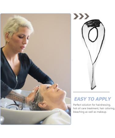 KALLORY 2pcs Shampoo Funnel Tools Hair Washing Caps for Adults Hair Salon Tool Shampoo Cape Modeling Shawl - Buy Online on GoSupps.com