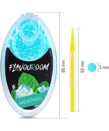 Flavoroom Aroma Click - 500 Premium Menthol Balls | Intense Flavor in Practical Box | Easy DIY Menthol Filter Experience - Buy Online on GoSupps.com