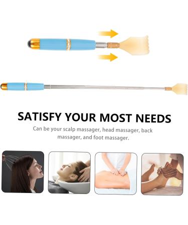 Fomiyes 2-St Back Scratcher - Metal Self-Massage Device | Shoulder Massager & Claw Scraper for Body Relief - Buy Online on GoSupps.com