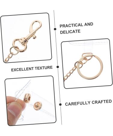 FOYTOKI Lipstick Keychain 2 Lip Gloss Holders PVC Lipstick Case for Easy Access Elegant Look Random Color - Buy Online on GoSupps.com