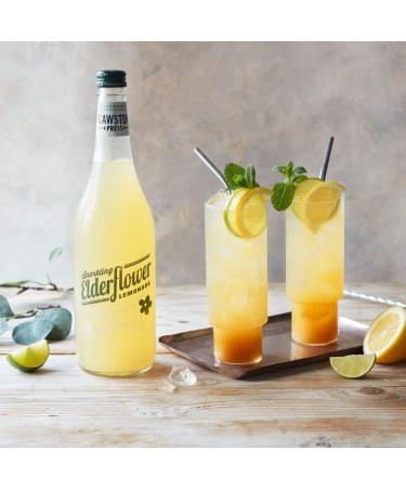 Cawston Press Sparkling Elderflower Lemonade Drink - 6 x 750ml Glass Bottles - No Sugar/Sweeteners/Artificial Colors/Preservatives - Buy Online on GoSupps.com