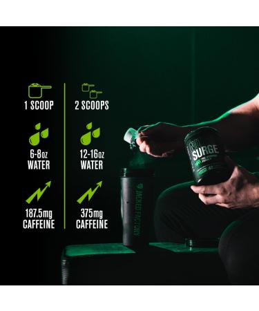 Jacked Factory Nitrosurge Max High Performance Pre Workout Powder - Pre Workout w/Nootropic Ingredients for Intense Focus Pumps Smooth Energy Endurance - 40 Servings Cherry Bomb - Buy Online on GoSupps.com