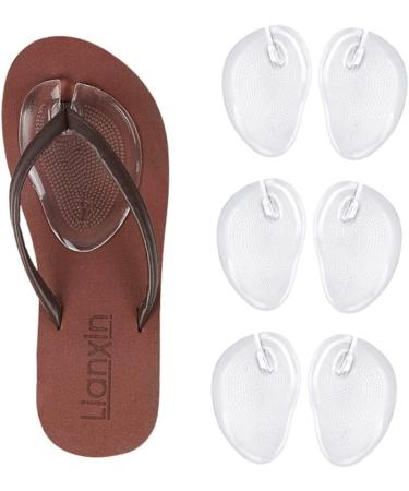Shop Gatuida Gel Insole Massagers - 3 Pairs White Gel Flip-Flop Accessories for Women - Comfortable & Supportive - Buy Online on GoSupps.com