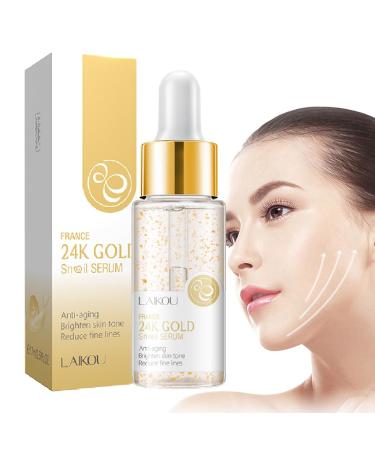 24K Mucin Snail Essence Snail Mucin Serum Face Moisturiser with Hyaluronic Acid Serum Niacinamide Serum Ginseng Extract Skincare for Hydrating Anti-Wrinkle Even Skin Tone