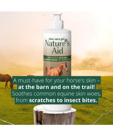 Nature's Aid Soothing Equine - Horse Coat Gel. Fast-Absorbing Natural Formula Antibacterial Antifungal Skin-Soothing and 3X More Skin-Nourishing Compounds (500ml). - Buy Online on GoSupps.com