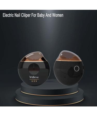 Automatic Electrical Nail Clippers - Professional Grooming Tool for Adults Seniors & Infants - Integrated Nail Files Scissors & Cutters - EU Patent Design - Black - Buy Online on GoSupps.com