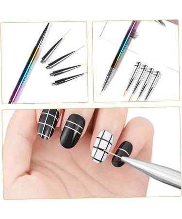 Housoutil 1 Set Nail Art Drawing Pen Nail Design Liner Nail Art Liner Pens Thin Nail Art Brush Nail Design Brush Nail Painting Supply Nails Brush Pen Nail Line Pens Nail Salon Tool Manicure - Buy Online on GoSupps.com