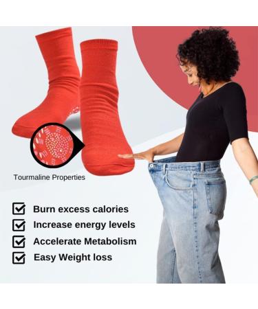 Tomalin Acupressure Self-Heating Shaping Socks | Magnetic Slimming Health Sock - 4PCS-C | Enhance Foot Massage & Thermotherapy - Buy Online on GoSupps.com