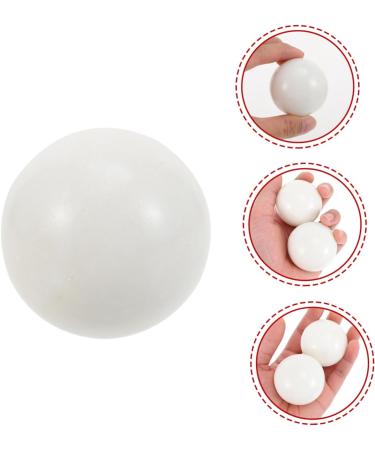 Fomiyes Marble White Chinese Massage Balls - Hand Therapy Fitness Rolling Ball 5.3x5.3cm - Buy Online on GoSupps.com