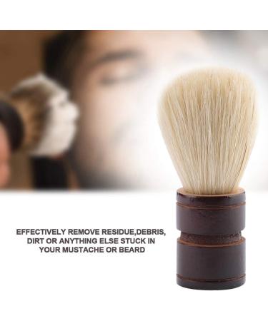 Anggrek Traditional Shaving Brush - Portable Men's Nylon/Bristle Brush for Home & Salon | Premium Wooden Rasier Brush with Shaving Foam & Soap - Buy Online on GoSupps.com