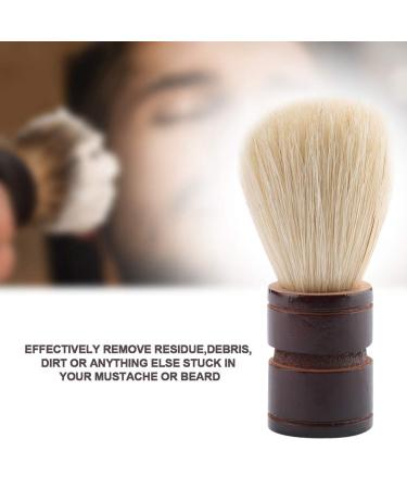 High-Quality Wooden Razor Brush for Men - Portable Beard Brush with Pig Bristles | Perfect for Salon & Travel - Buy Online on GoSupps.com