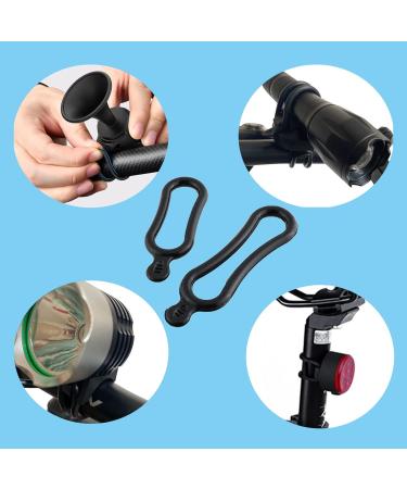 Saibangzi 10-Pack Stretch Rubber Rings for LED Bicycle Headlight & Flashlight - Durable MTB Steering Rod Holders - Buy Online on GoSupps.com