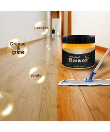 Wood Seasoning Beeswax - Natural Polish for Wood Metal & Leather | Complete Furniture Care Solution & Shine Enhancer - Buy Online on GoSupps.com