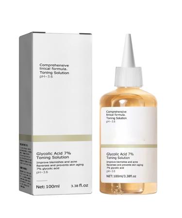 Glycolic Acid 7% Toning Resurfacing Solution Anti Aging Brighten Skin