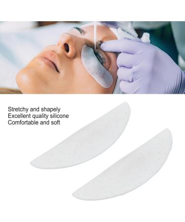 Sonew 1 Pair Reusable Eyelash Silicone Pads - Soft Lash Rods & Storage Box for Lash Lifting | Sparkle Clear White Tool (S - Buy Online on GoSupps.com