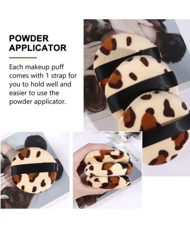 Beaupretty 18 Pcs Leopard Print Makeup Puff Set - Under Eye & Foundation Sponges - Soft Cotton Cosmetic Puffs for Flawless Finish - Buy Online on GoSupps.com