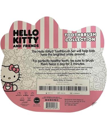 Shop SANRIO Hello Kitty & Friends Toothbrush Set - 5 Characters: Hello Kitty Cinnamoroll Keroppi Kuromi My Melody - Perfect for Kids - Buy Online on GoSupps.com