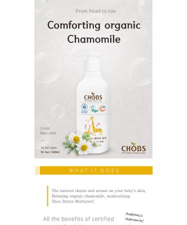Buy CHOBS Baby Lotion 200ml - Gentle Moisturizer for Soft Skin | International Shipping Available - Buy Online on GoSupps.com