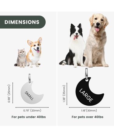 Personalized Yehanti Dog Tag - Engraved Stainless Steel Name Tag for Dogs Cats & Puppies | Custom Contact Info & Address | Ideal Pet Identification - Buy Online on GoSupps.com