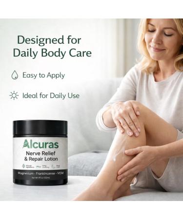 PLYNXE Alcuras Cream 4 fl oz Alcura Lotion with Arnica & Magnesium Cream&Frankincense for Knee Lumbar Neck Hand and Foot (1 pcs) - Buy Online on GoSupps.com