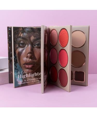  G n rique 4-Layer Fusible Illuminator Palette Contour Palette and Blush Powder Booklet For Women Girls Skin Types Birthday Christmas Party Appointment Holidays - Buy Online on GoSupps.com