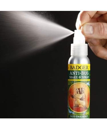 Badger Anti-Bug Shake & Spray - 4 fl oz Natural Insect Repellent - Buy Online on GoSupps.com